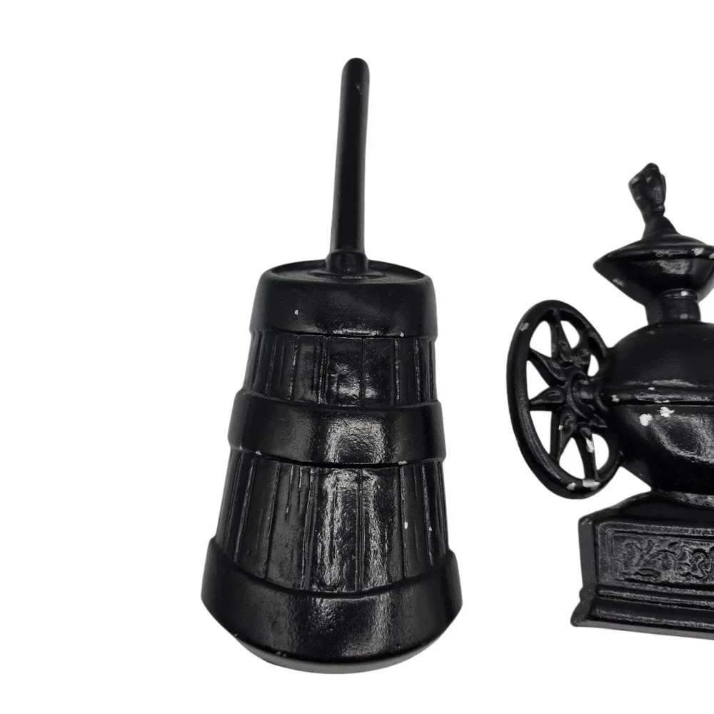 Vintage Sexton Cast Iron Wall Decor Lot Bellows Coffee Grinder Churn Farm Rustic